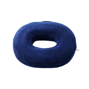 High Density Round Memory Foam Rebound Donut Seat Cushion For Pain Relief