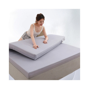 Factory price OEM Size Pad Cover Back Pain Medium Support Dual Layer Memory Foam Mattress Pad Topper