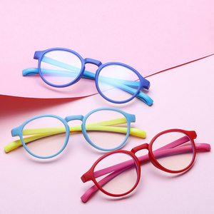 2024 Fashion silicone anti blue light TR light children kids optical frame myopia eyewear boys girls eyeglasses eye glasses