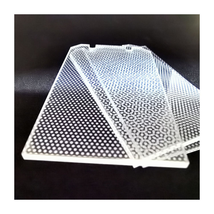 High quality Customized Edgelight Pmma Light Guide Panel Acrylic Lgp