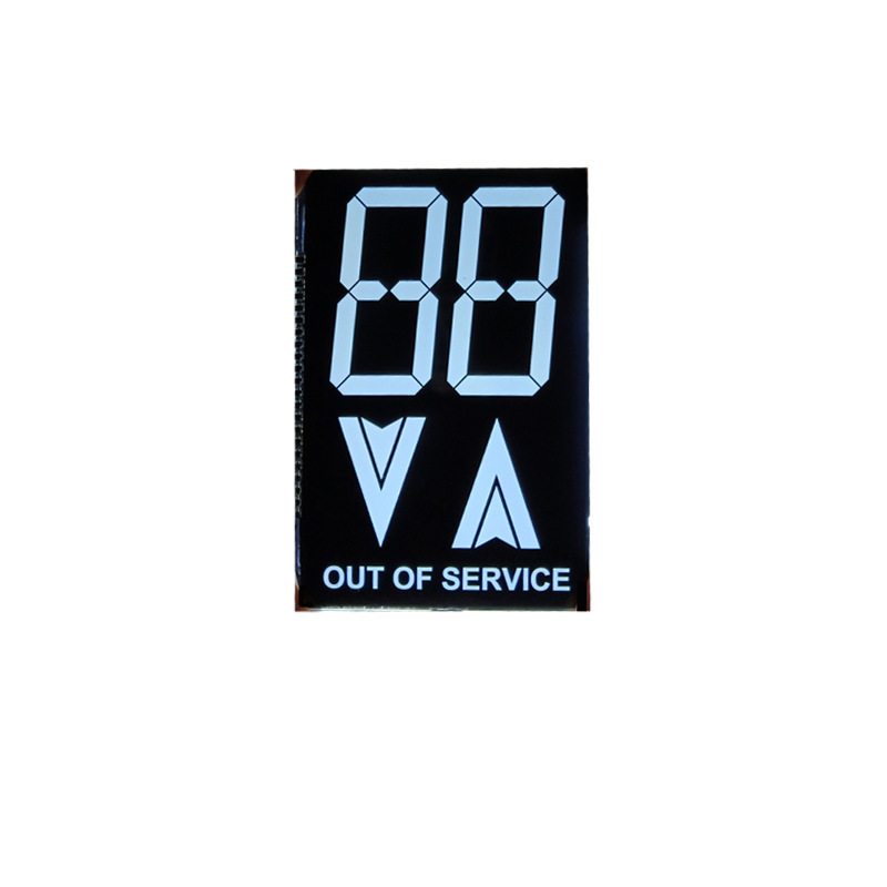 Factory direct supply Wholesale Custom VA negative 7 segment monochrome  screen lcd elevator display