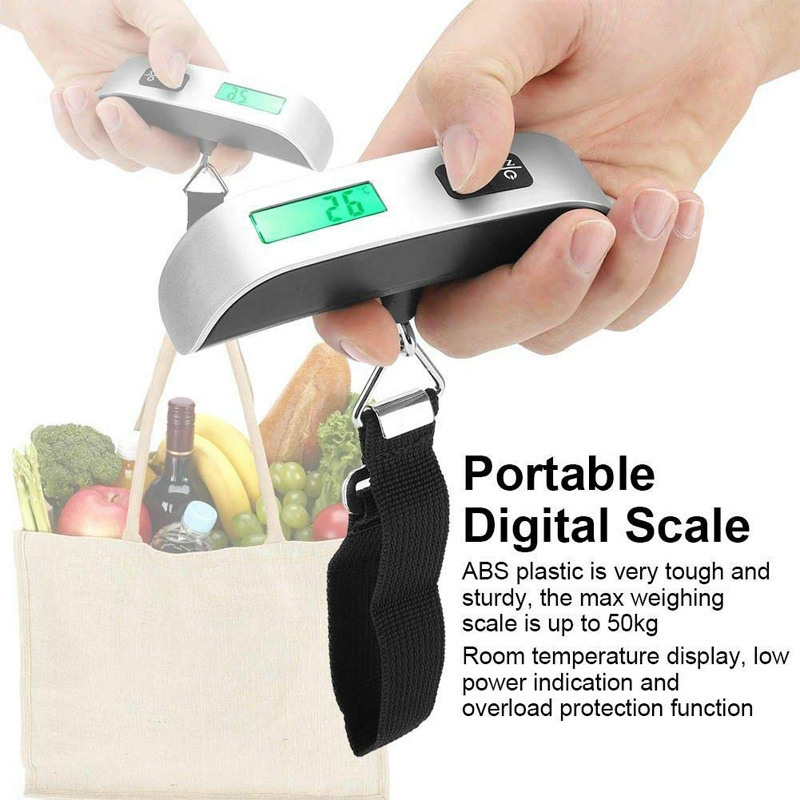 BL-G05  New Design Stainless Steel Portable Luggage Suitcase Travel Weight Scale 50kg