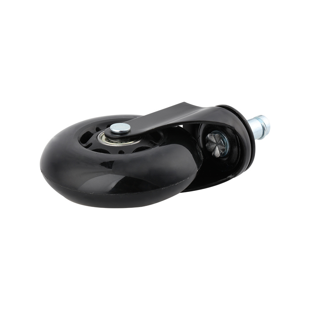 Universal 3 inch super silent rubber casters silent furniture casters embedded casters