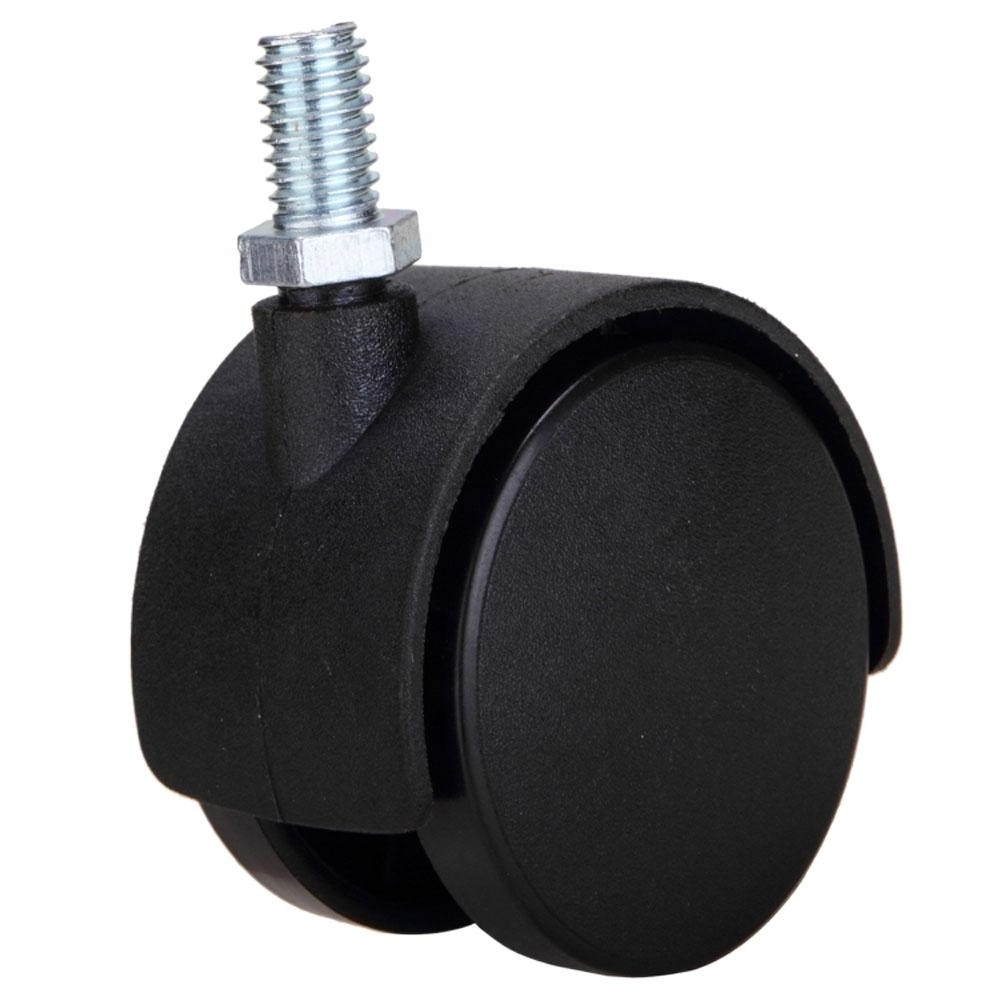 Original Factory Black Small Nylon 50mm Diameter Wheel 2