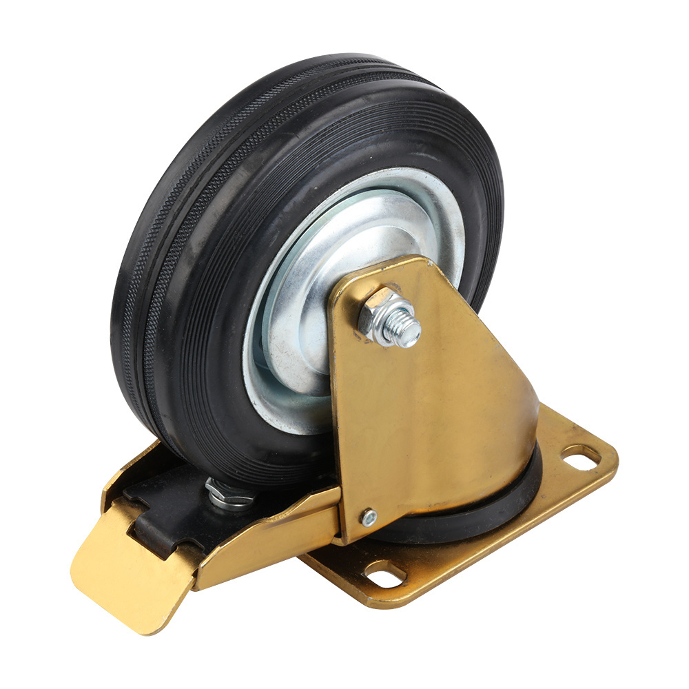 Fashionable Design Durable Locking Wheels Furniture Single Ball Bearing Industrial Caster