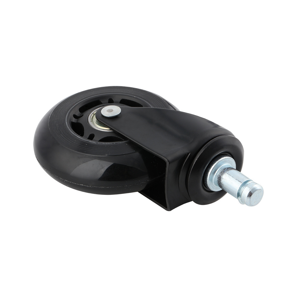 Universal 3 inch super silent rubber casters silent furniture casters embedded casters