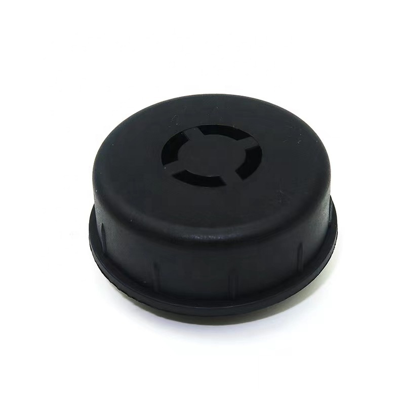 2023 Guangdong Factory Black plastic body round cover 48mm diameter Caster 17mm diameter Inserted Hidden Furniture Caster Wheels