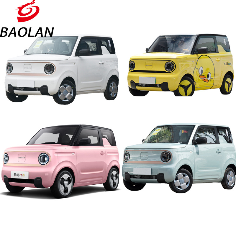 Hot sale GEELY Panda Mini EV 4 Seats Cute Small cheap Car for Adult Daily Transport 120km  3 Doors 4 Seats Electric Smart Car