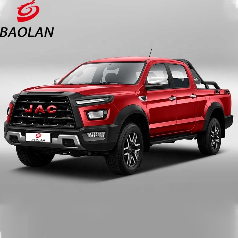 Hot Selling Fuel Vehicle Pickup Trucks Cargo Electric Four-wheel Drive Pick Up Truck JAC T8