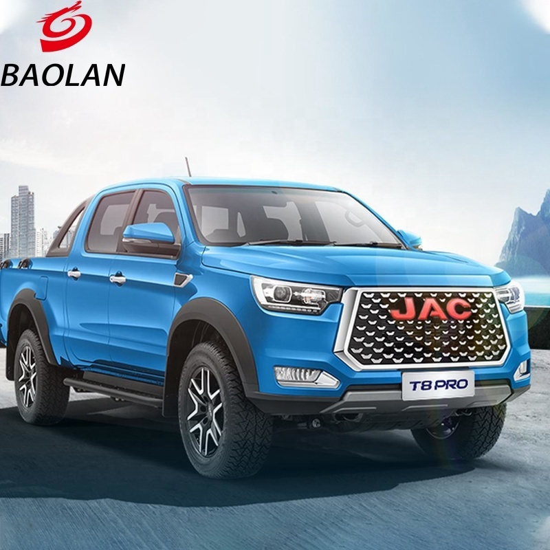 Hot Selling Fuel Vehicle Pickup Trucks Cargo Electric Four-wheel Drive Pick Up Truck JAC T8