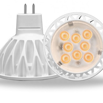 Baoming 3000K 4000K 65000K full plastic spot ceiling light 12V 5W mr16 led spot light bulb