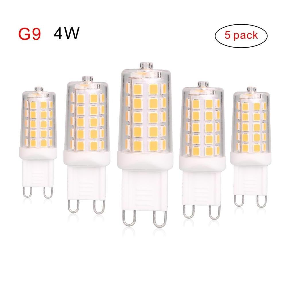 Modern mini smd2835 360 degree 2.5W 3W 5W 7W flicker free 2700K 4000K 6000K dimmable g9 led bulb light