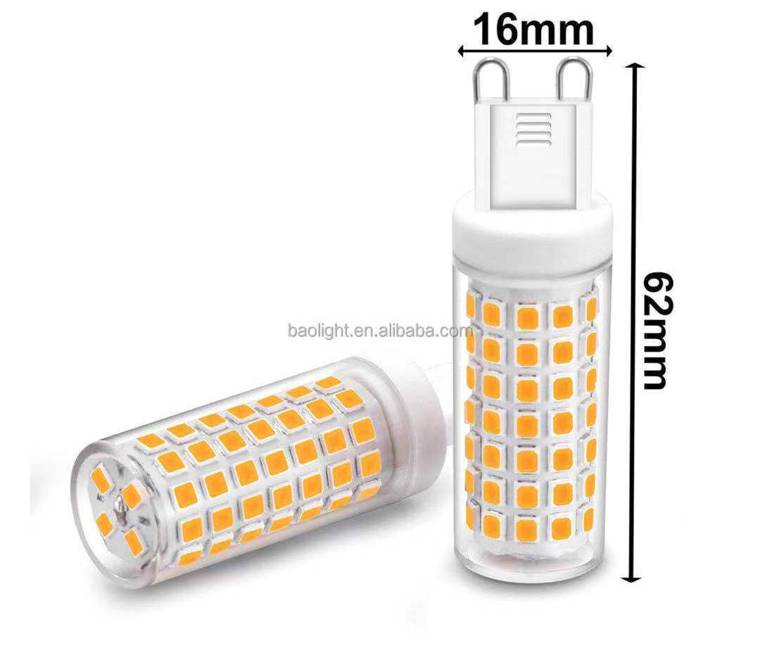 Modern mini smd2835 360 degree 2.5W 3W 5W 7W flicker free 2700K 4000K 6000K dimmable g9 led bulb light