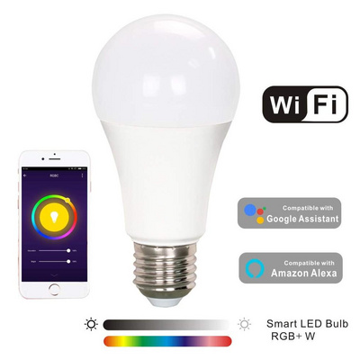 China factory A60 smart E27 B22 5W 7W 9W 11W tuya wifi zigbee e27 led rgb standard light bulbs