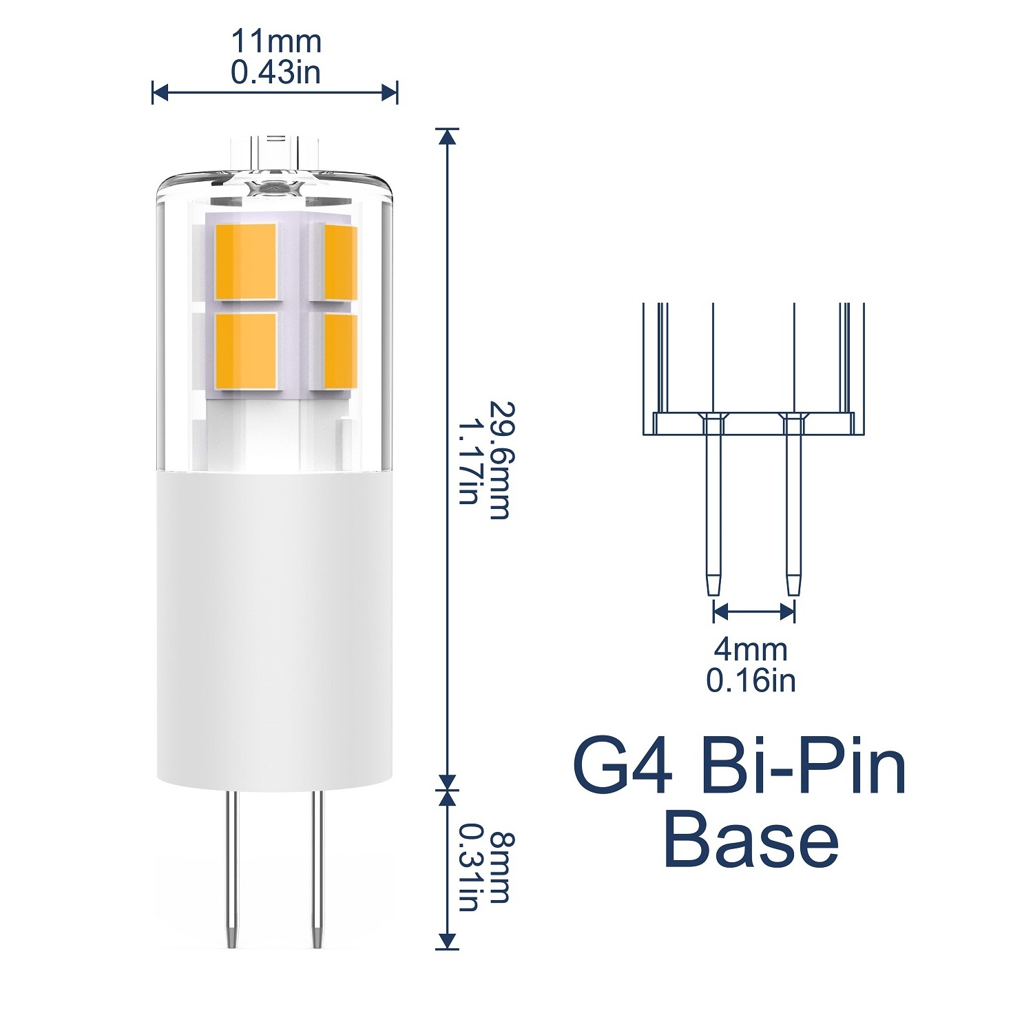 OEM dimmable 3000K 4000K 6000K ultra bright 360 degree SMD2835 2w led g4 12v bulb light