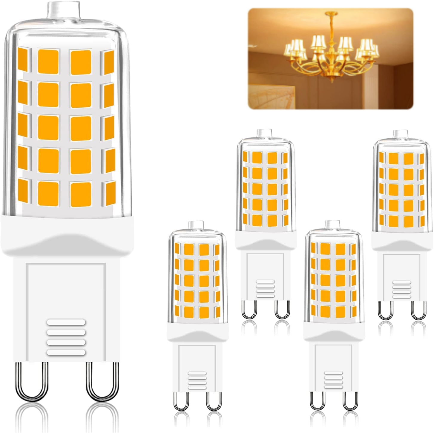 Baomingda High Quality Super Bright  Design Mini Led Corn Light High Lumen Flicker Free 4w G9 Led Bulb 220v