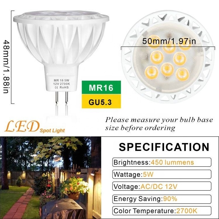 Wholesale low price Energy Saving Anti Glare Dimmable Recessed 3W 5W 7W  MR16 Led Bulb Spot  Light