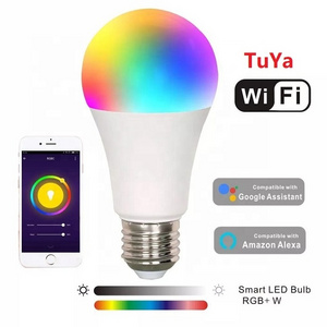 Factory Wholesale Alexa Google Smart Tuya WIFI Home Lamp Led RGB Light Bulb 7W 9W 12W 15W