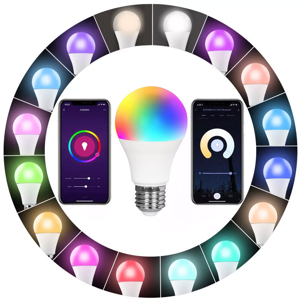 Dimmable Colours Rgb Bulb 220V Led Magic Smart Led Lamp Smart Control Led Rgb Home Decor Spot Light