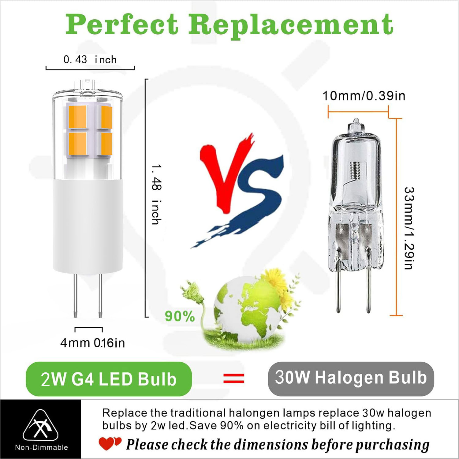 Baomingda Low Factory Price 2 Watt Led Lamp Light Bulb G4 Corn Led Fan 3 Bulbs Light Energy Saving Indoor Led Bulbs