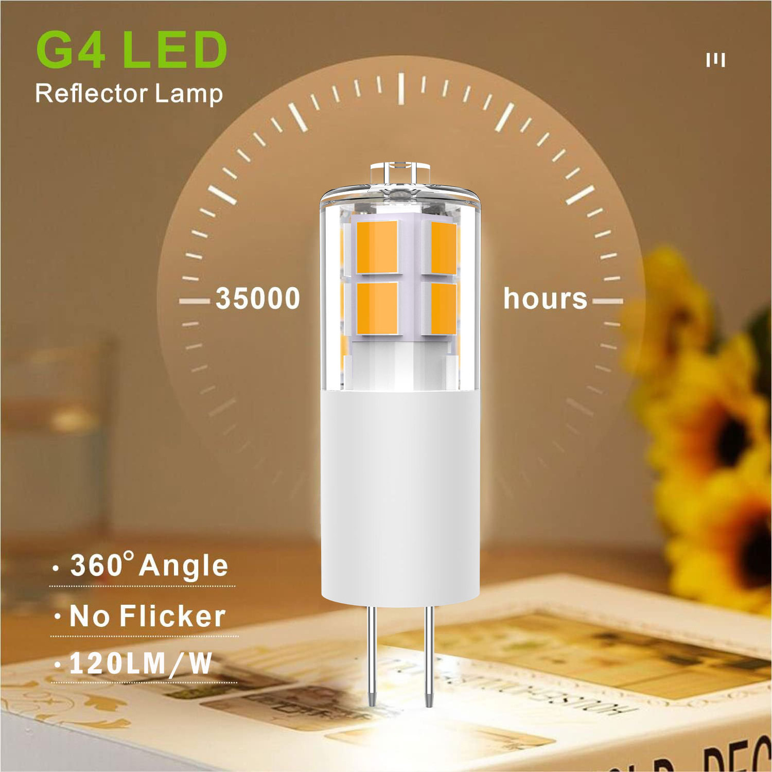 Baomingda Low Factory Price 2 Watt Led Lamp Light Bulb G4 Corn Led Fan 3 Bulbs Light Energy Saving Indoor Led Bulbs