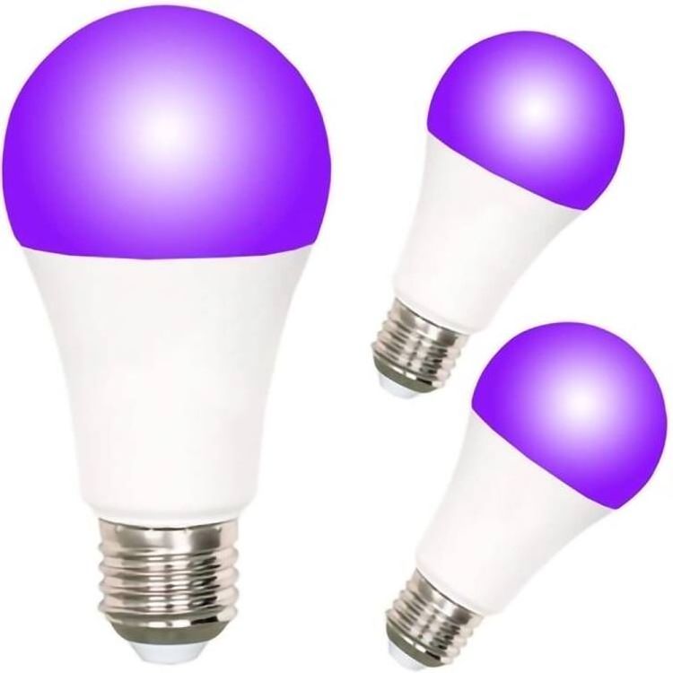 Halloween Birthday Party Lights uv lamp 12W 385-400nm Purple Medium Base  E27 led black light bulb