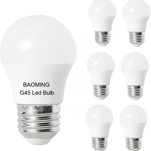 Long Life Span B22 E26 E27 2700K Energy Saving Bulb Lights No Flickering 3W G45 Led Bulbs For Home