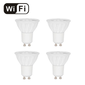 CCT  dimmable   Alexa Google Home assistant compatible  APP remote control 5w smart WiFi GU10 LED Bulb