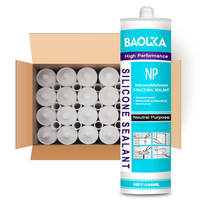 no smell  transparent silicone glue clear weather-resistant neutral structural silicone sealant