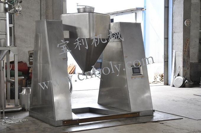 Stainless Steel Dry powder mixing machine Drum W Mixer For Powders With CE/ISO