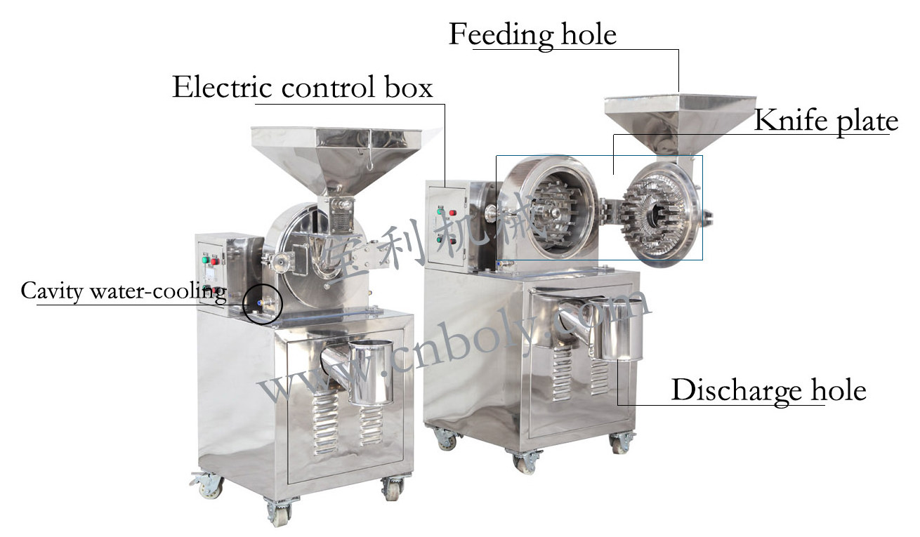 Spice Grinding Machines / Commercial Food grinder / Universal Chemical Pulverizer