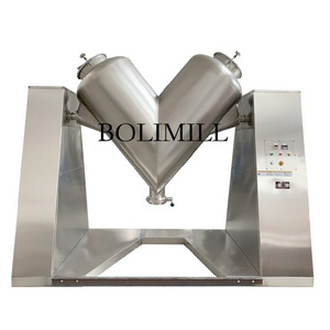 Fertilizer mixing machine powder mixer V machine chemical mixing equipment