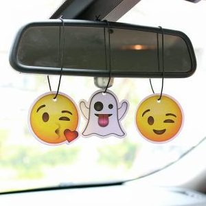 Baolin OEM Scented Cotton Custom Paper Car Air Freshener With Elastic Cord