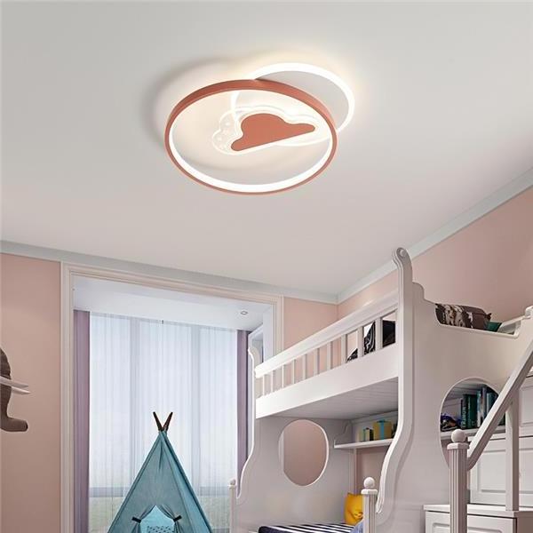 High quality remote control living room ceiling light iron black gold smart home interior decoration LED ceiling light