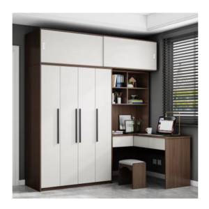 Clothes Hotel Designer Glass Sliding Door Closet Solid Wood Modern Black Glass Dressing 3 Door Sliding Italian Wardrobe