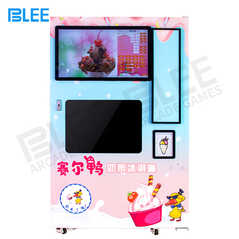 24-Hour Self-Service Smart Fully Automatic Soft Ice Cream Vending Machine Touch Screen Ice Cream Maker Machine