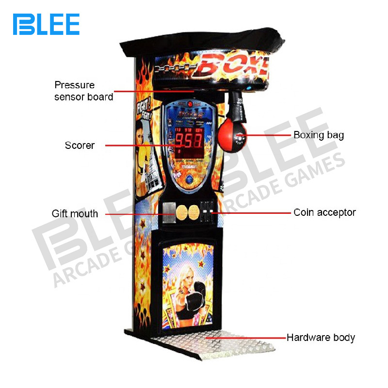 Hot Sale Coin Operated Prize Redemption Boxing Machine Arcade Game Machine/Punch Boxing Machine