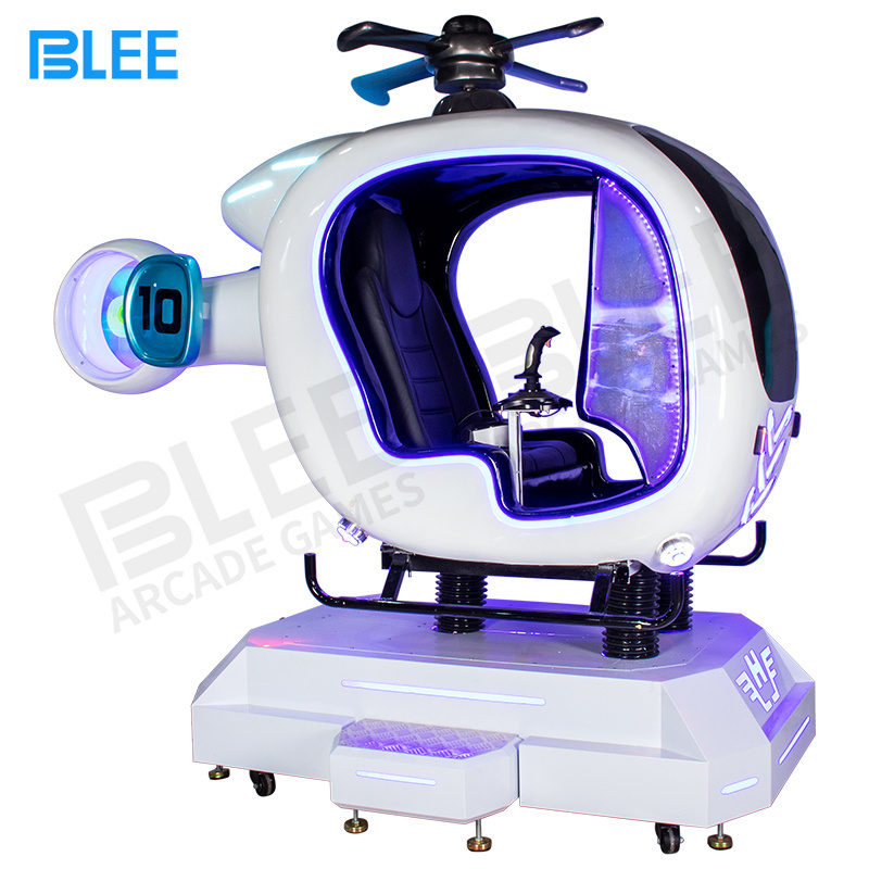 Indoor Playground 9D VR Airplane Vr Helicopter Plane Devices Virtual Reality Flight Game Simulator