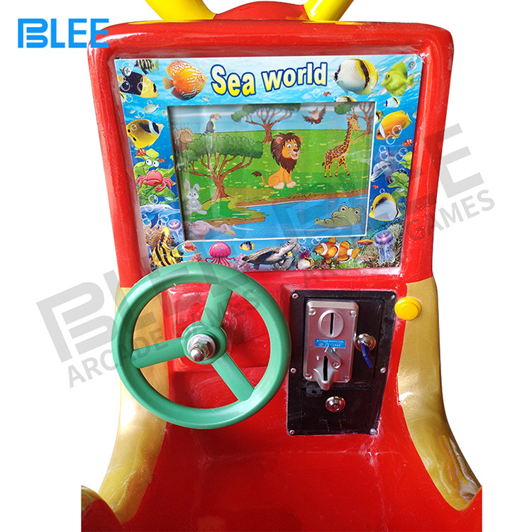 Fiber Glass Coin Operated Electric Mini Train Amusement Kiddie Rides