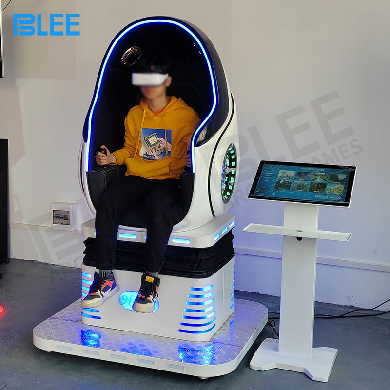 Factory Directly Supply 9D cinema simulator arcade game single Simulator 360 Vr Egg Chair for Shopping Mall