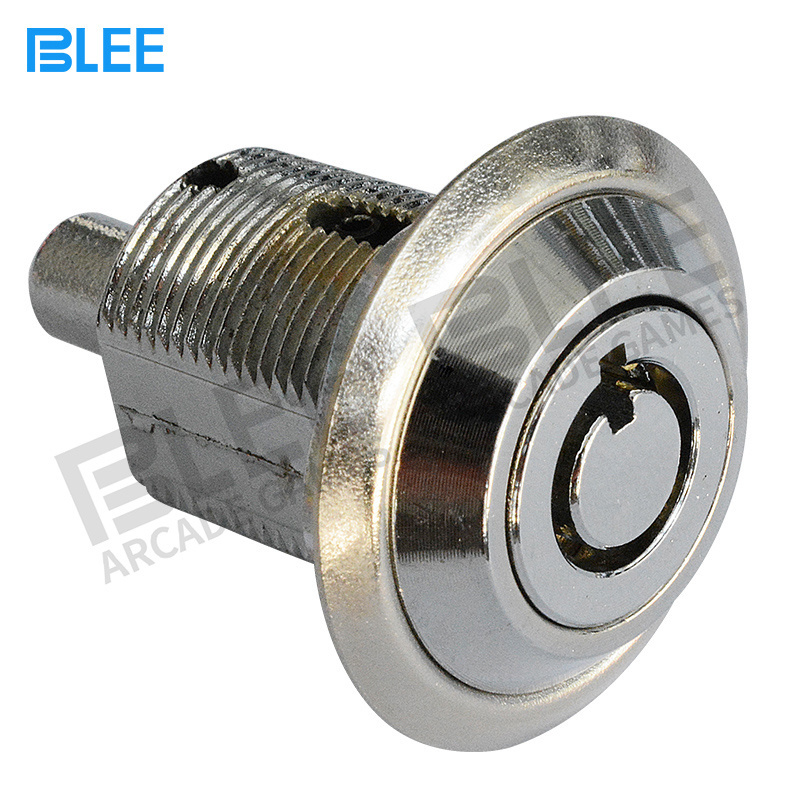 High security tubular metal cabinet push lock for the lock