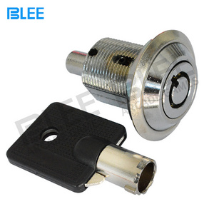 High security tubular metal cabinet push lock for the lock