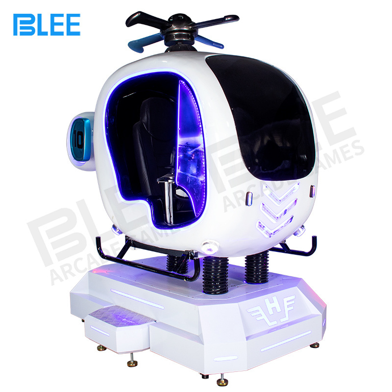 Indoor Playground 9D VR Airplane Vr Helicopter Plane Devices Virtual Reality Flight Game Simulator