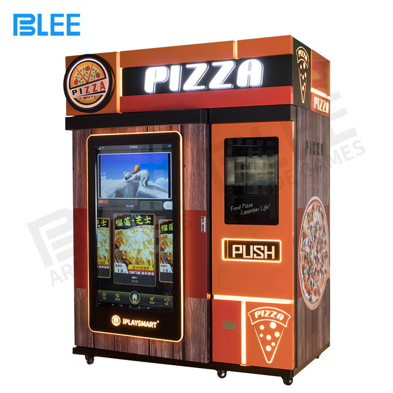 BLEE luxury big combo vending machine for pizza 7*24H coin bill operated pizza automatic vending machine