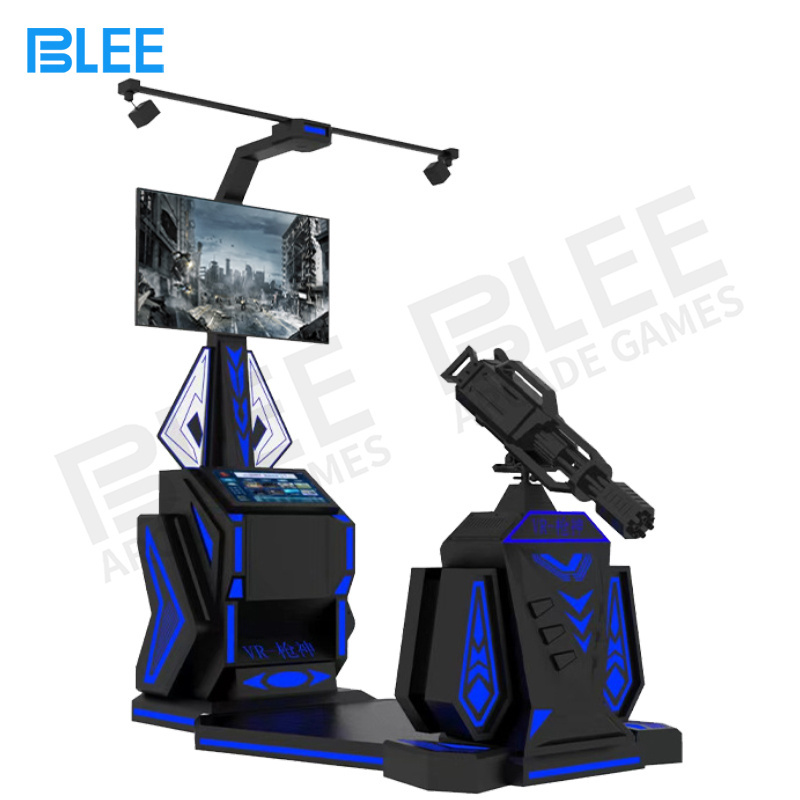 Factory Price vr shooting game indoor standing 1 player virtual reality arcade Gatling 9D VR game machine