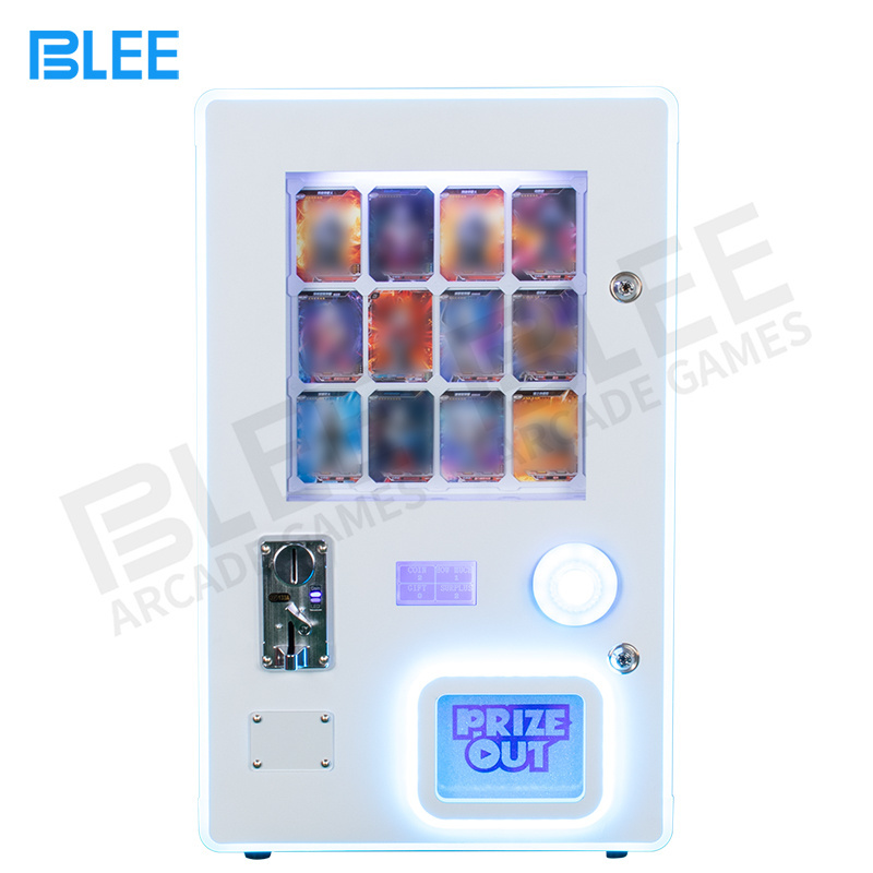 Coin operated Card Twist Game Machine Automatic Small Card Dispenser Toy Gift Capsule Vending Machine