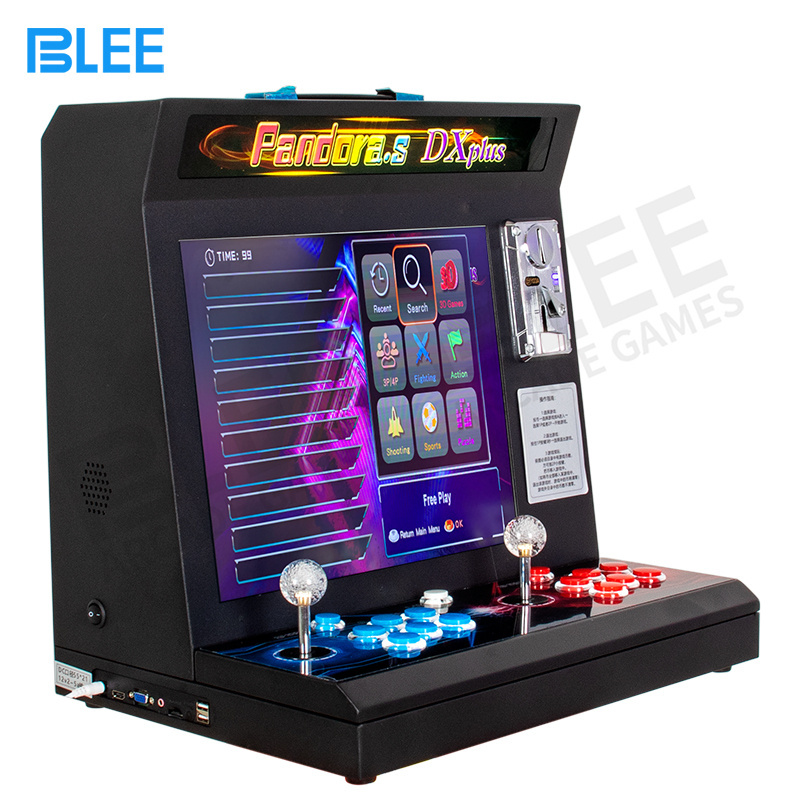 DX Arcade Machine Tabletop 2 Player Portable Small Classic Cocktail Arcade Video Game Machine