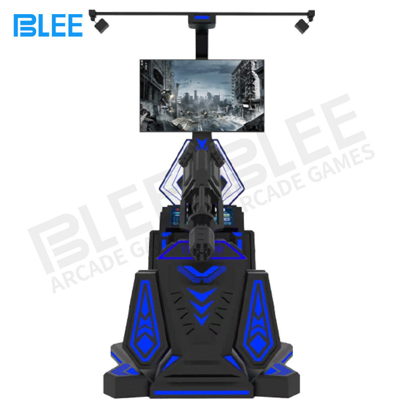 Factory Price vr shooting game indoor standing 1 player virtual reality arcade Gatling 9D VR game machine