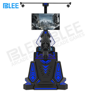 Factory Price vr shooting game indoor standing 1 player virtual reality arcade Gatling 9D VR game machine