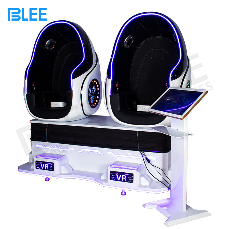 Indoor Virtual Reality Machine Theme Park 2-players 3d 9d Gaming Videos Virtual Reality Egg Chair